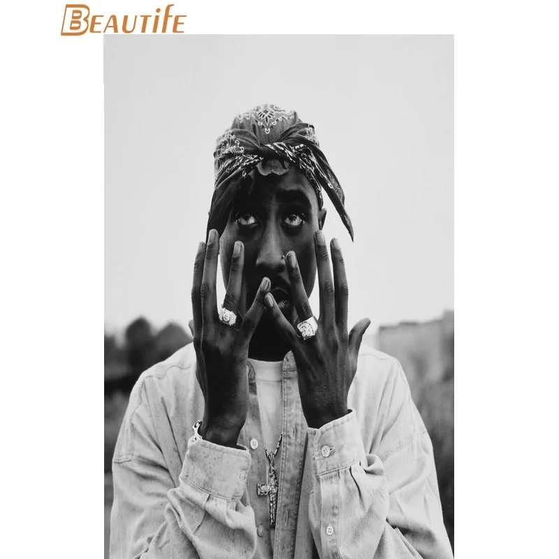 На заказ 2Pac Tupac холст Шелковый постер для домашнего декора пользовательский