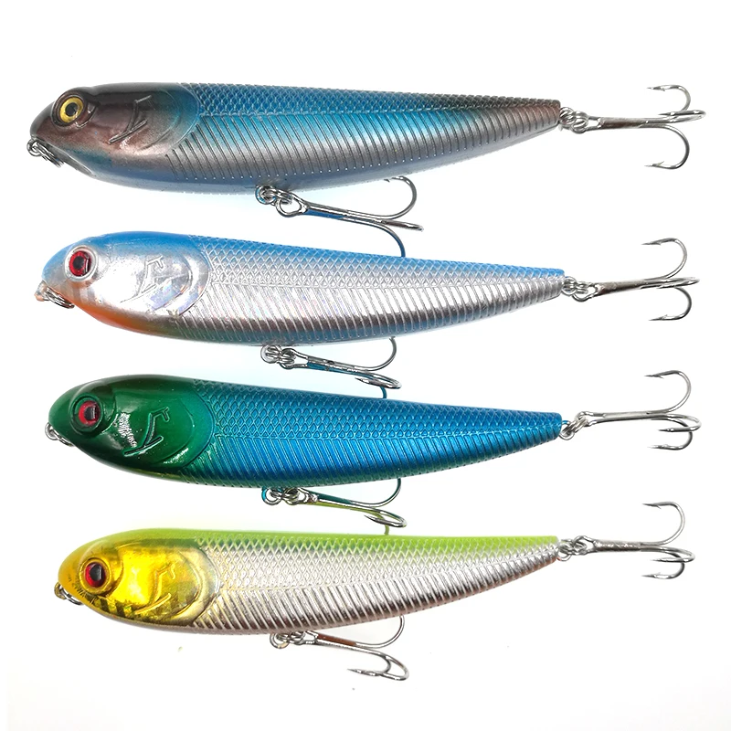 

1 шт 10 см 13,7 г плавающая приманка для рыбалки головой змеи приманка-карандаш искусственные Swimbait Топ воды