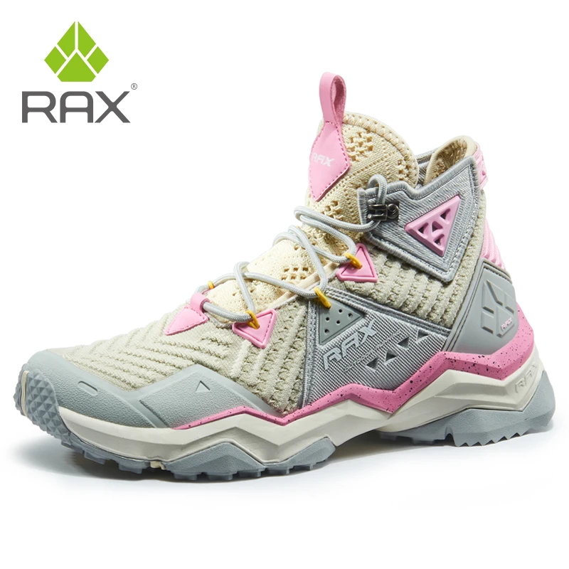

RAX Womens Breathable Trekking Shoes Outdoor Hiking Boots Sports Sneakers For Women Lightweight Mountain Boots Walking Shoes