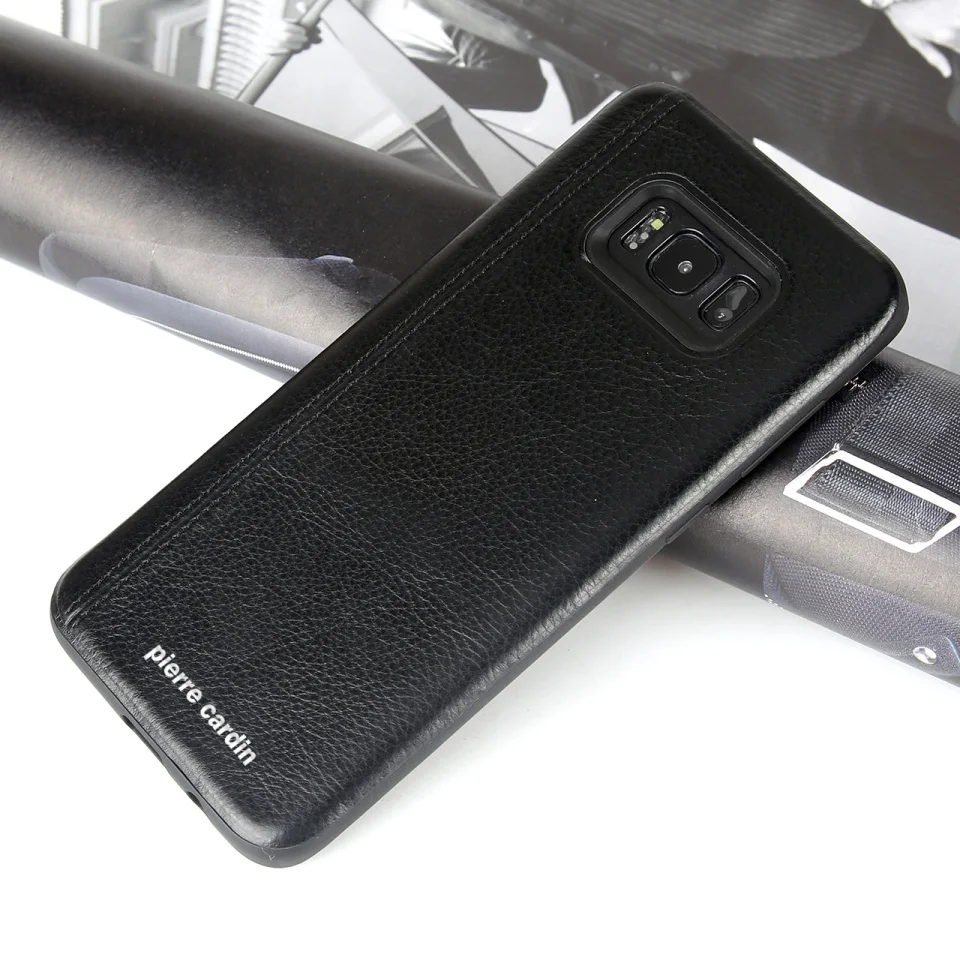 Чехол для samsung Galaxy S8,, Пьер Карден, натуральная кожа, TPU, чехол, чехол для samsung Galaxy S8 Plus, задний Чехол для телефона, чехол s, сумка