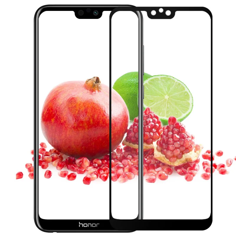 2 шт. полностью клеящееся закаленное стекло для Huawei Honor 9i 2018 защитная пленка