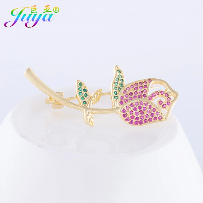 Модные ювелирные украшения яркий циркониевый Тюльпан для изготовления