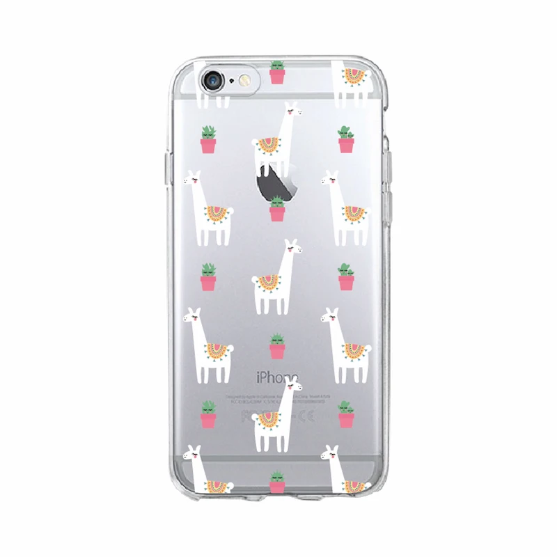 Мягкий чехол для телефона с мультяшным принтом iPhone 11 Pro Max 7 7Plus 12 6Plus 8 8Plus X XS Kawaii