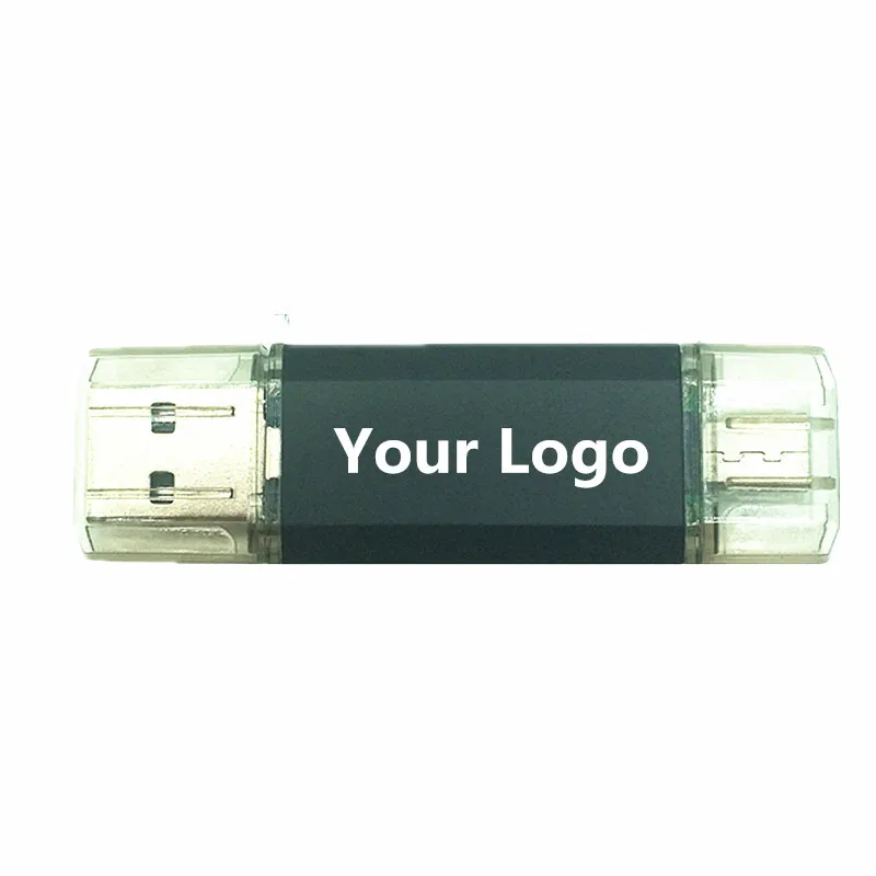 (Более 10 шт.) флэш накопитель USB OTG с бесплатным логотипом Usb 3 0 1Type C Micro 16 ГБ 32 64 для