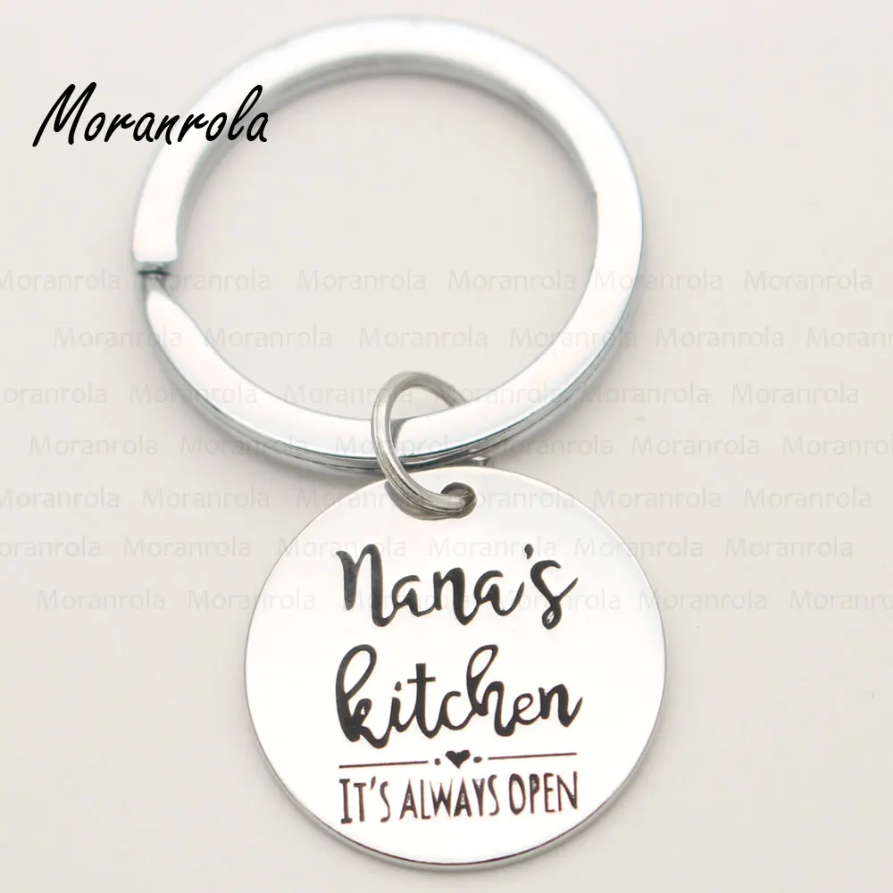 Новое ожерелье и брелок arried &quotnana's Kitchen It's Always Open&quot из меди nana подарок на день