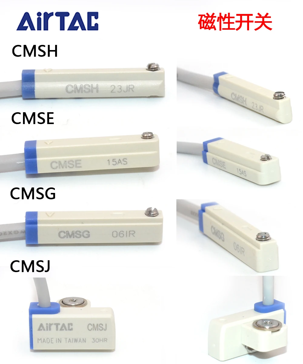 

Two Wires Type Reed Sensor CMSH/CMSE/CMSG/CMSJ-020 Magnetic Switch Lead Wire Length 2 meter