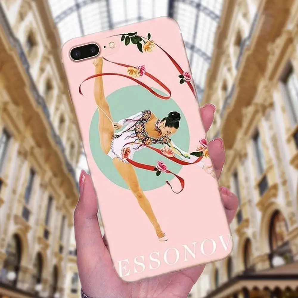 Мягкий милый чехол с рисунком для девочек спортивный гимнастический Sony Xperia Z Z1 Z2 Z3