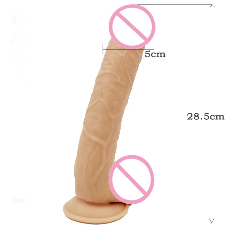 Огромные фаллоимитаторы HOWOSEX 28 5*5 см с сильной присоской реалистичный большой