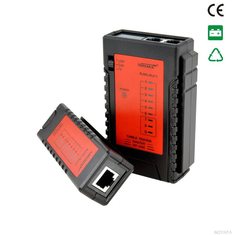 

NOYAFA NF-468 High-end Network Cable Tester Lan Cat5 RJ45 Tool Kit Cat-5 Cat-6 Wire Line Test Cat6 Net work tool