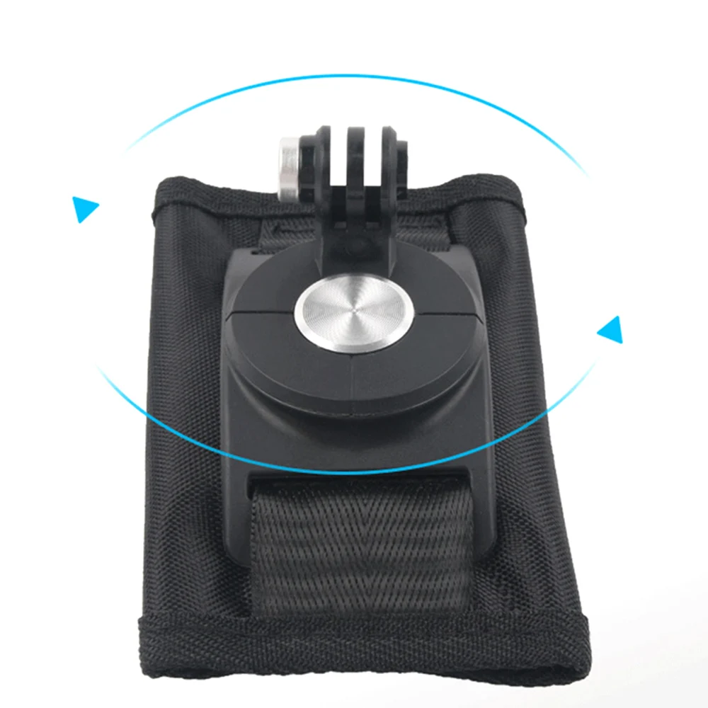 Крепление на рюкзак для спортивной камеры с поворотом 360 градусов Xiaomi Yi Для Gopro Hero7