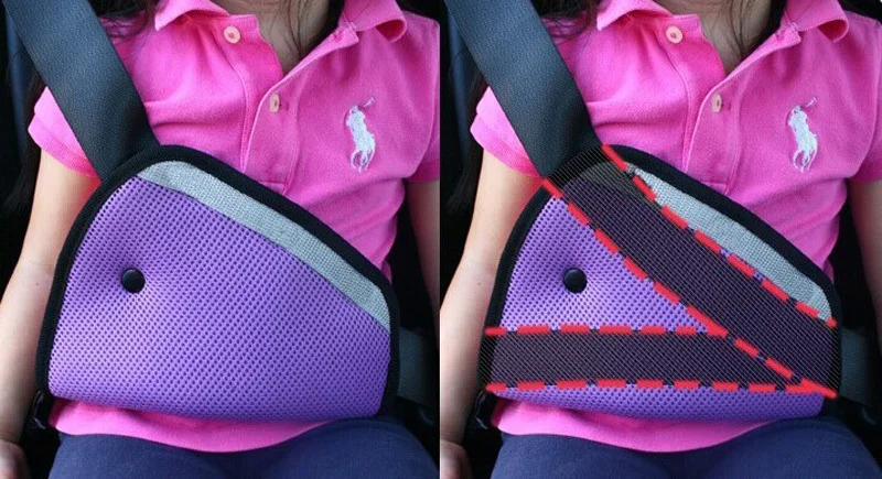 Регулирующий ремень безопасности для детей треугольный держатель