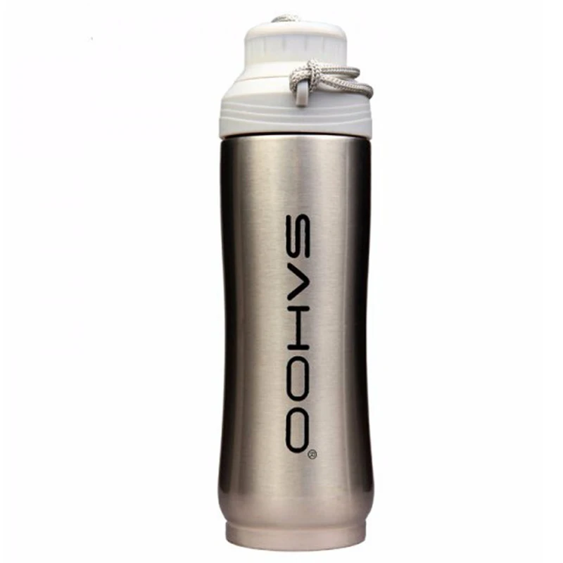 Велосипедная Спортивная бутылка из нержавеющей стали двухслойные бутылки для