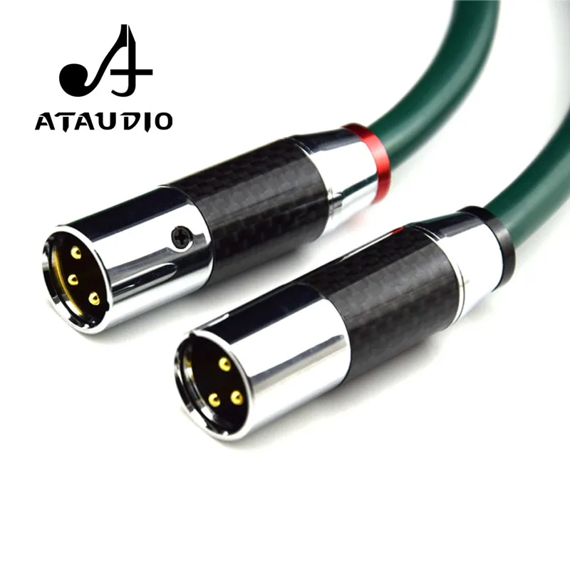 Кабель ATAUDIO с поддержкой OCC Hi Fi XLR штекер RCA 2rca на 2xlr|rca male cable|to rcamale cable |