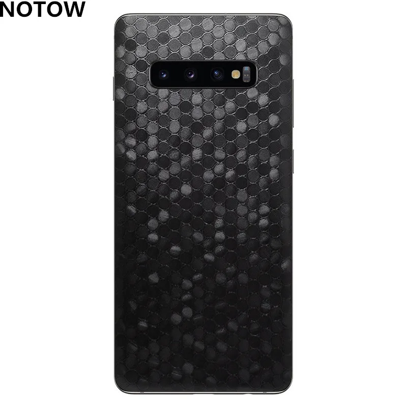 NOTOW модная наклейка из крокодиловой кожи ПВХ Черная защитная пленка для Samsung Galaxy