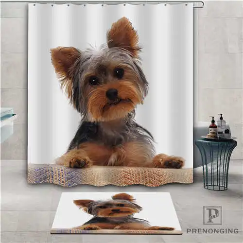 Shower Curtain На заказ собаки(1) водонепроницаемый занавеска для душа коврик для дома ванной комнаты полиэстер ткань разные размеры#-01-12-179 - Цвет: Shower Curtain