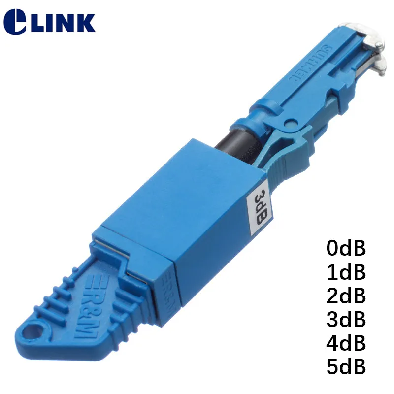 E2000 UPC FM аттенюатор fibra optica женский и мужской 0 дБ 1 2 3 4 5 зеленый ftth E2K оптический