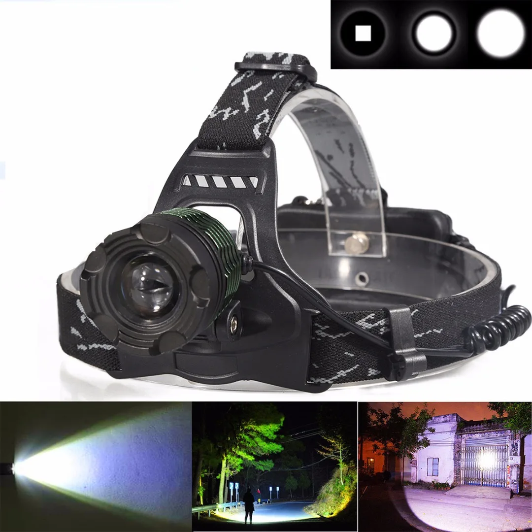 20000LM 3 режима XML T6 светодиодный налобный фонарь 18650 Водонепроницаемый|headlight