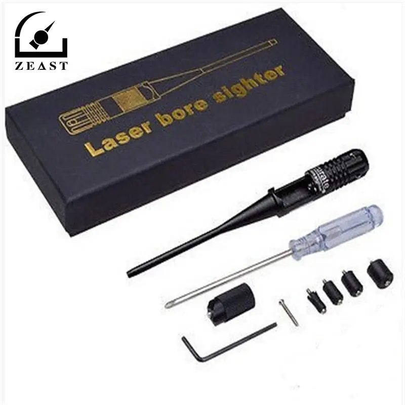 

5mW 650nm Red Laser Calibrator Aluminum Alloy Red Dot Laser Pointer Aiming Telescope Rifle Scope Positioning Device Set