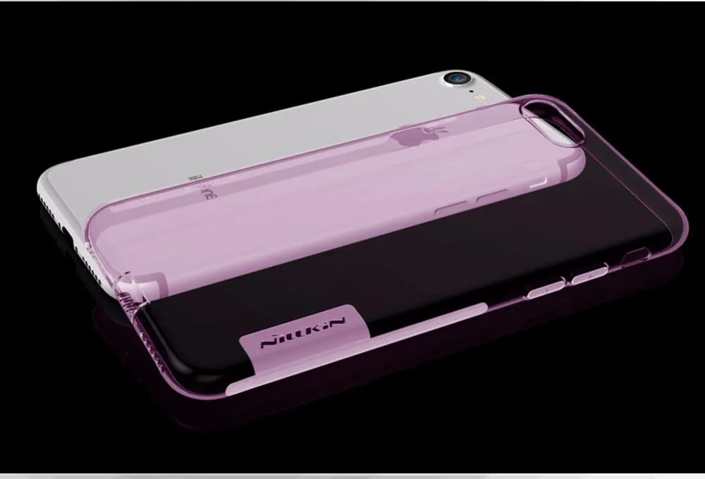 Для Apple iphone 7 чехол Nillkin Nature прозрачный мягкий кремний из ТПУ, прозрачный, мягкий задний Чехол для iphone 7 iphone 7 4,7 дюймов