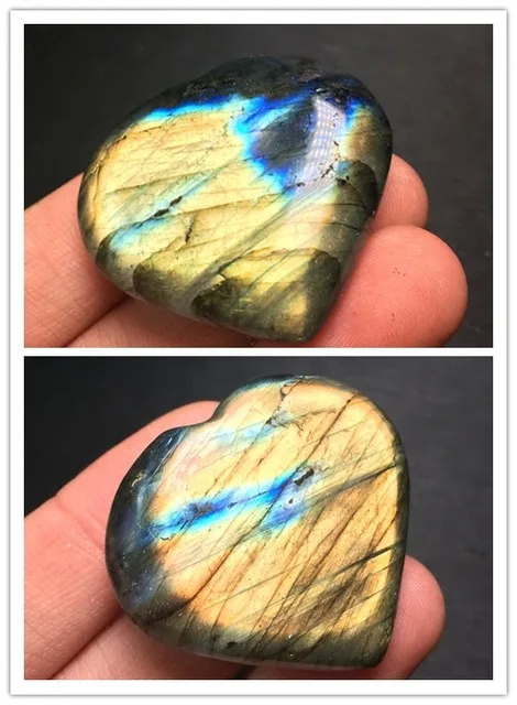 Натуральный кристалл многосветильник лабрадорит лунный камень Любовное сердце