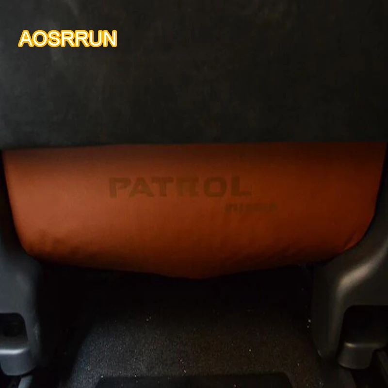 AOSRRUN сиденье с ворсом, антиударная подушка, чехол на спинку сиденья, автомобильные аксессуары для Nissan Patril y62, Стайлинг автомобиля