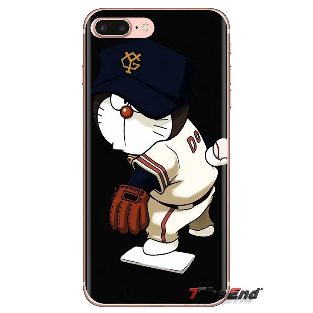 Прозрачные мягкие чехлы для Samsung Galaxy S3 S4 S5 Mini S6 S7 Edge S8 S9 S10 Plus Note 3 4 5 8 9 Doraemon |
