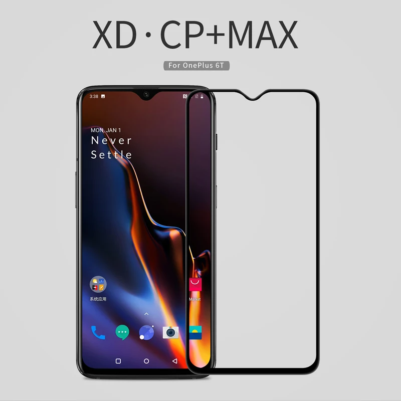 Закаленное стекло Nillkin для OnePlus 6 T 7 полноэкранный 3d стеклянный протектор экрана для one Plus 6 T 7