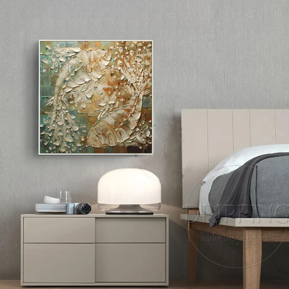 Ручная роспись высокое качество абстрактные животные рыба картина маслом на