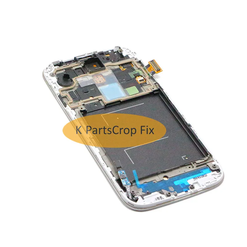 I337 i9505 i9500 i545 m919 E003S ЖК дисплей для Samsung S4 экран дигитайзер с рамкой сборка AMOLED белый