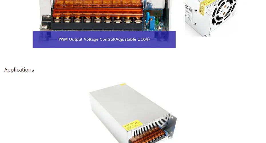 CNC шаговый двигатель/Серводвигатель импульсный источник питания 1200W 80V 15A PSU 110V220V