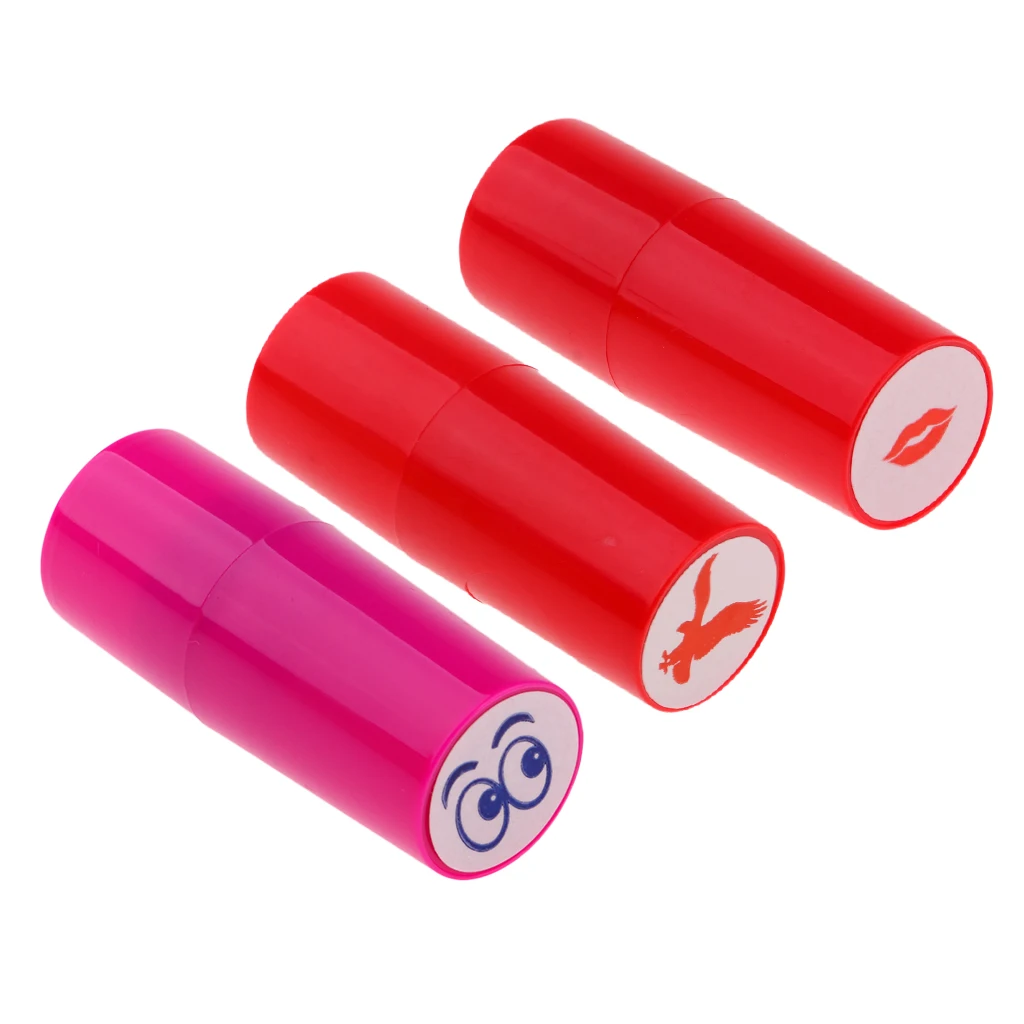 

3 Pieces Bright Colorfast Golf Ball Stamp Stamper Eagle + Eyes + Lip pattern Golf Ball Stamper Stamp Golf Ball