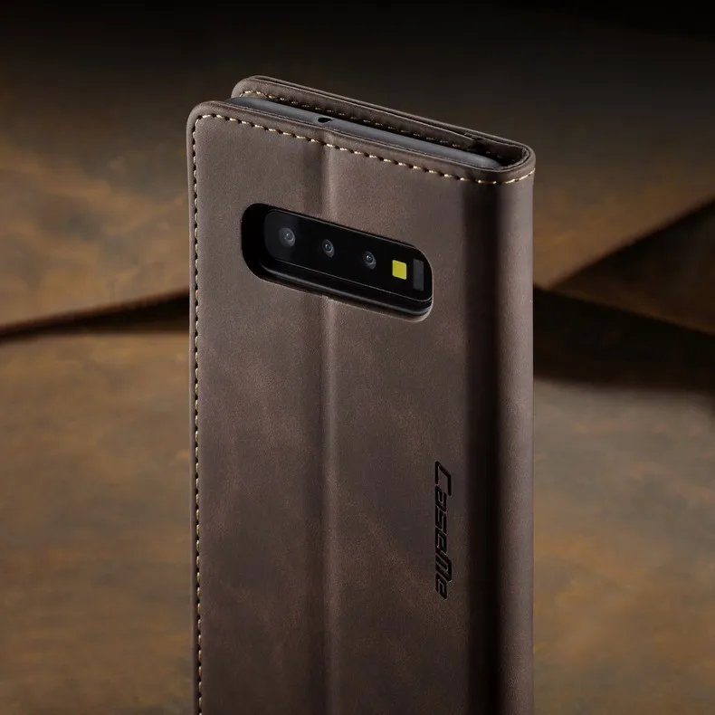 Кожаный чехол для samsung Galaxy S10 плюс 5G A10S M10S A20S a40s A30S A50S M30 Чехол Флип противоударный 360 Полный Чехол-футляр в виде книжки крышка