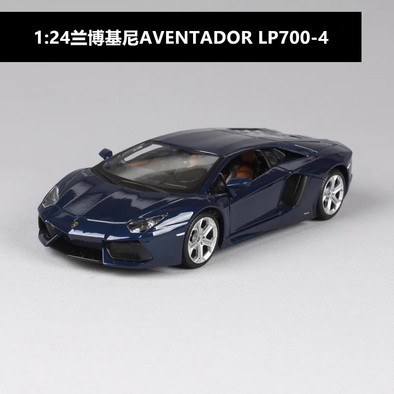 Фиолетовый Maisto 1:24 Lamborghini LP700-4 моделирование сплав модель автомобиля ремесла украшение коллекция игрушка инструменты подарок - Цвет: Фиолетовый