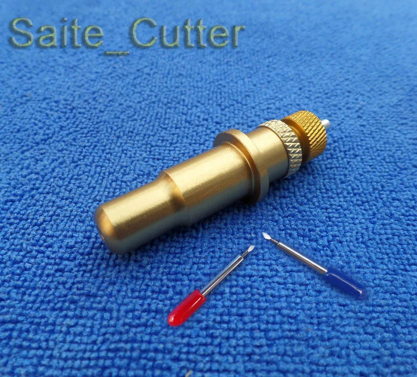 6 шт. 45/60 градусов Roland виниловый режущий плоттер лезвие + 1 новый золотой держатель