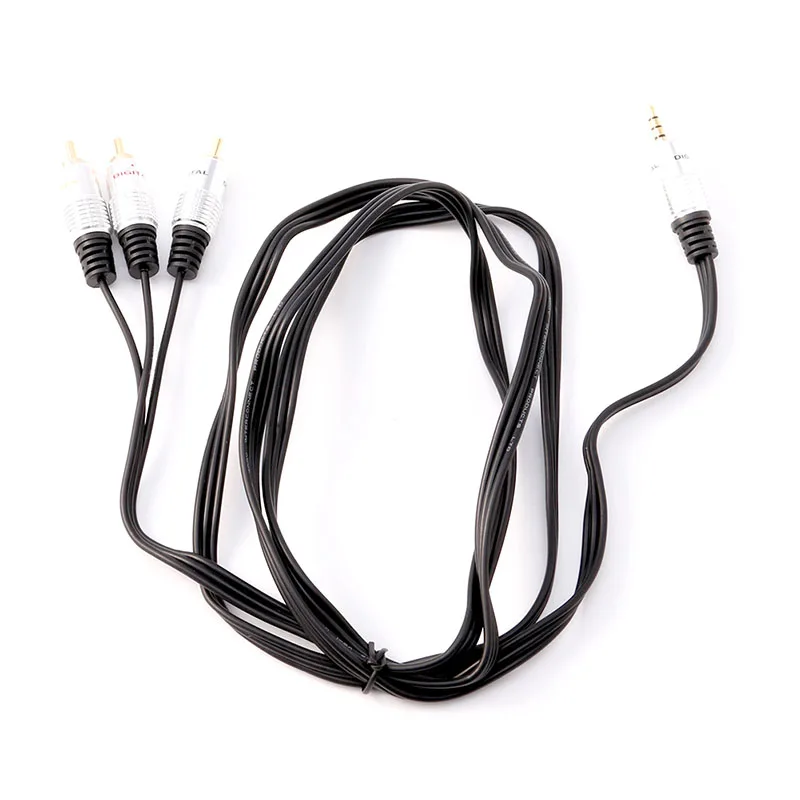 1 шт. Новый 5 м 3 мм мини 4 полюсный TRRS разъем штекер x RCA Phono свинцово Аудио Видео AV