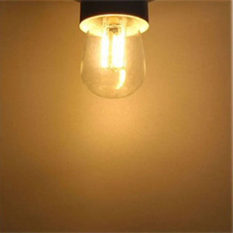 10 шт. LED E12 220 В лампа для холодильника SMD 3014 домашние светодиодные лампы стеклянная