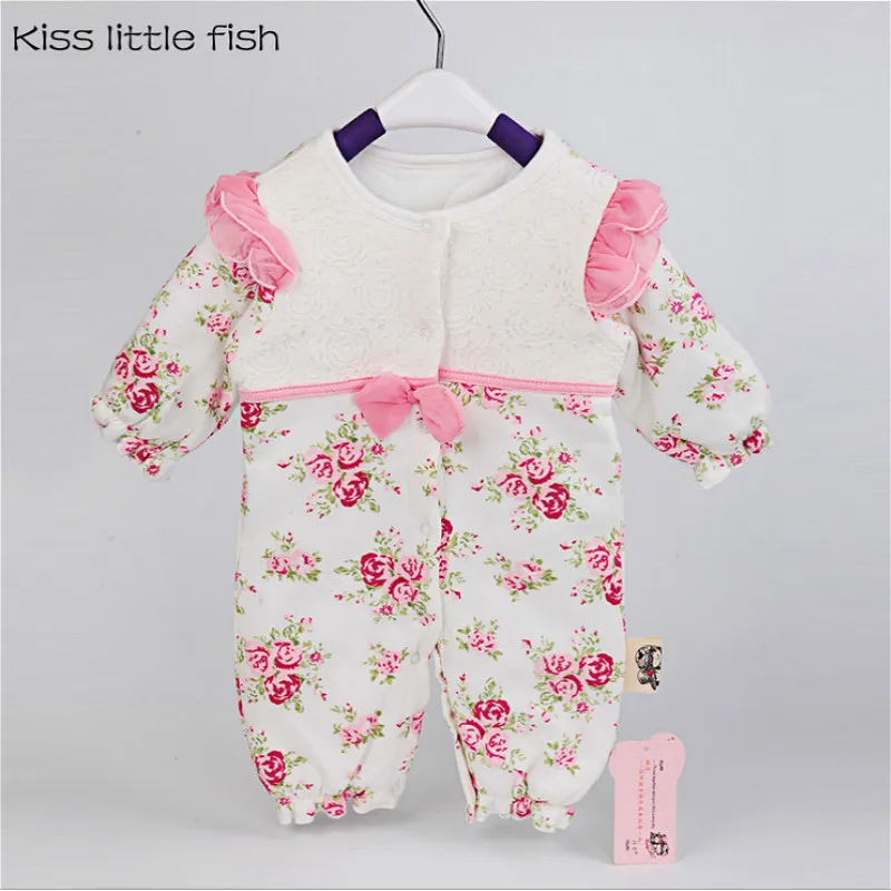 Поцелуй рыбка Бесплатная доставка Зима ребенок одежда vestido infantil Сгущает девочка