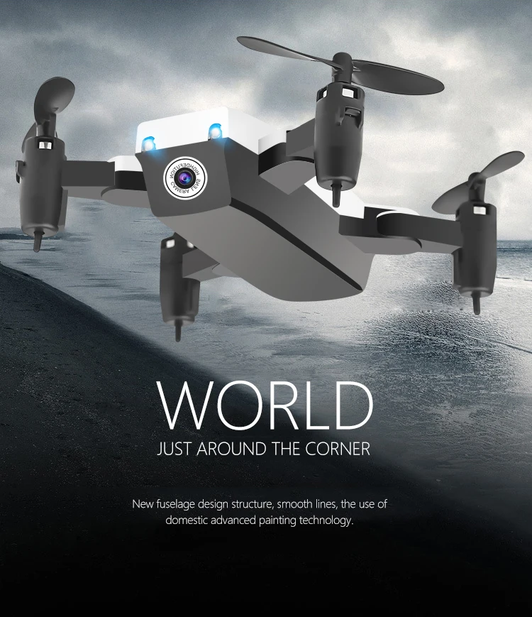 Мини Дроны с камерой HD RC вертолет с WiFi Безголовый режим RC Квадрокоптер с камерой Режим высокой фиксации игрушки для детей# E