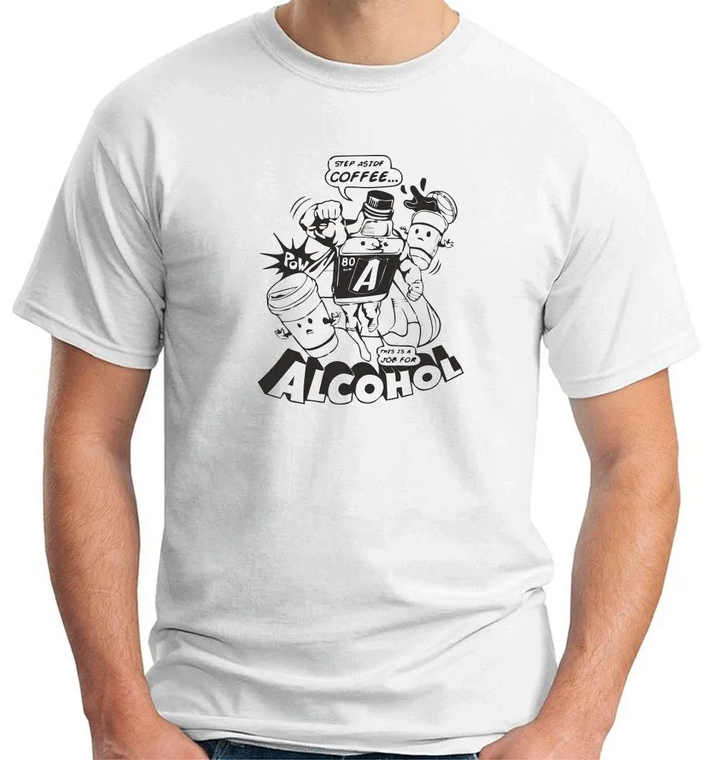 MAGLIA футболка MAGLIETTA UOMO FN0095 принтом тематики &quotАлкоголь алкоголь BERE печатных