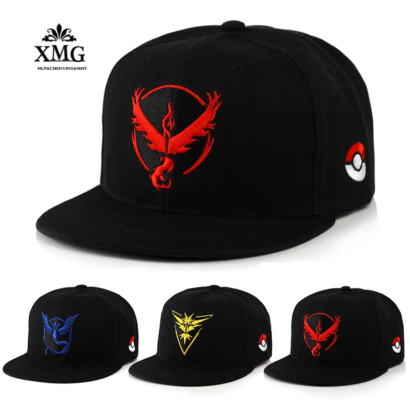 Игры Косплэй мобильной игры Pokemon Go Team Valor Mystic Instinct Snapback Game Boy Advance хип хоп