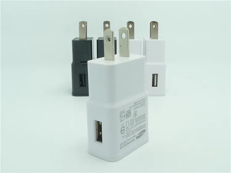 Универсальный 2а сша plug-зарядное зарядное устройство для Samsung Galaxy Note2 n7100 Черный и