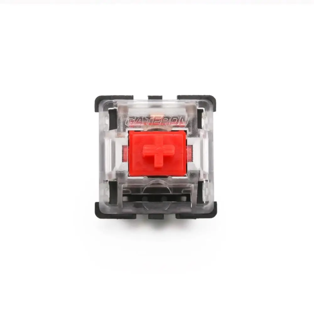 Gateron Red Tada68 механическая клавиатура 65% раскладка с Zealios Tealios Gateron swtiches/Enjoypbt Dye-sub keycap/пластиковый или Алюминиевый Чехол - Цвет: Gateron Red