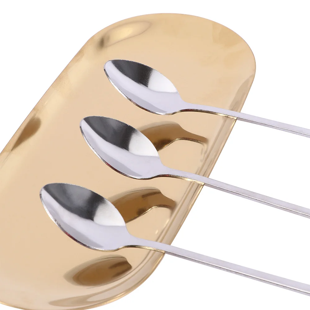 Кухонные столовые приборы из нержавеющей стали с длинной ручкой|Ложки| |