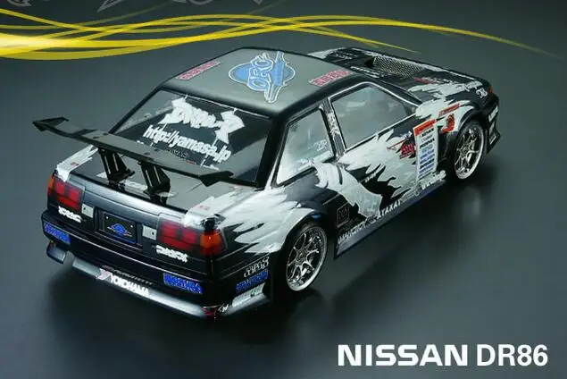 Масштаб 1/10 гоночный автомобиль на радиоуправлении Дрифтерный Nissan DR86 PC201202B 1 серпы