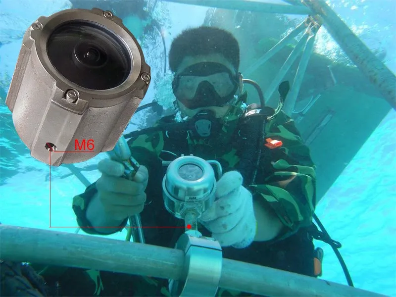 SIP U002 2MP 1080P IP68 камера безопасности для подводной рыбалки IP POE Power морского