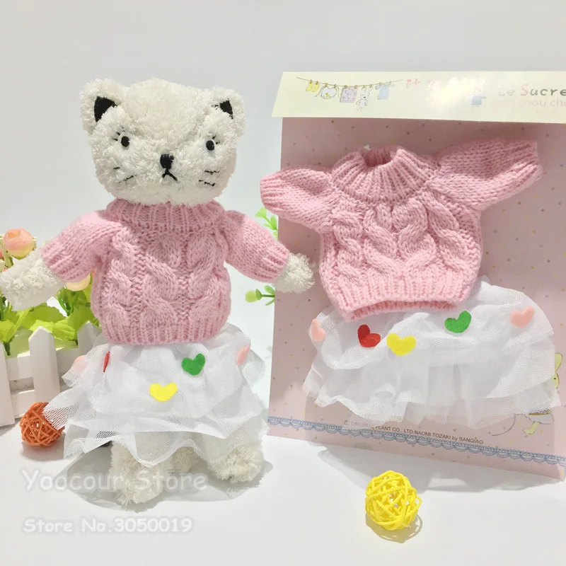 Милые кошки плюшевые куклы с одеждой набивные мягкие игрушки животными для детей