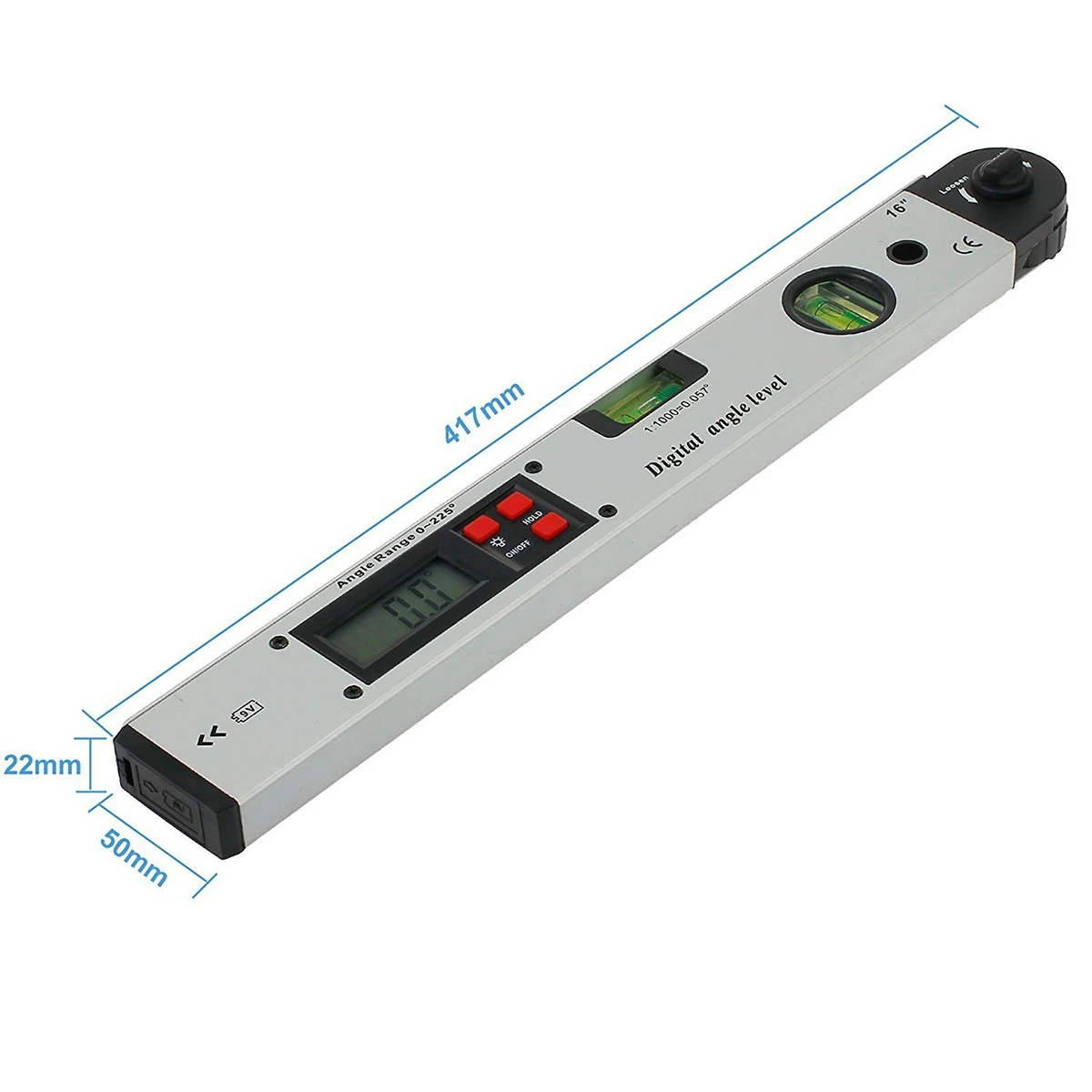 ANENG 0~225Degree LCD Digital Display Angle Level With Portable Bag Aluminum Alloy Vertical Measuring Device | Инструменты