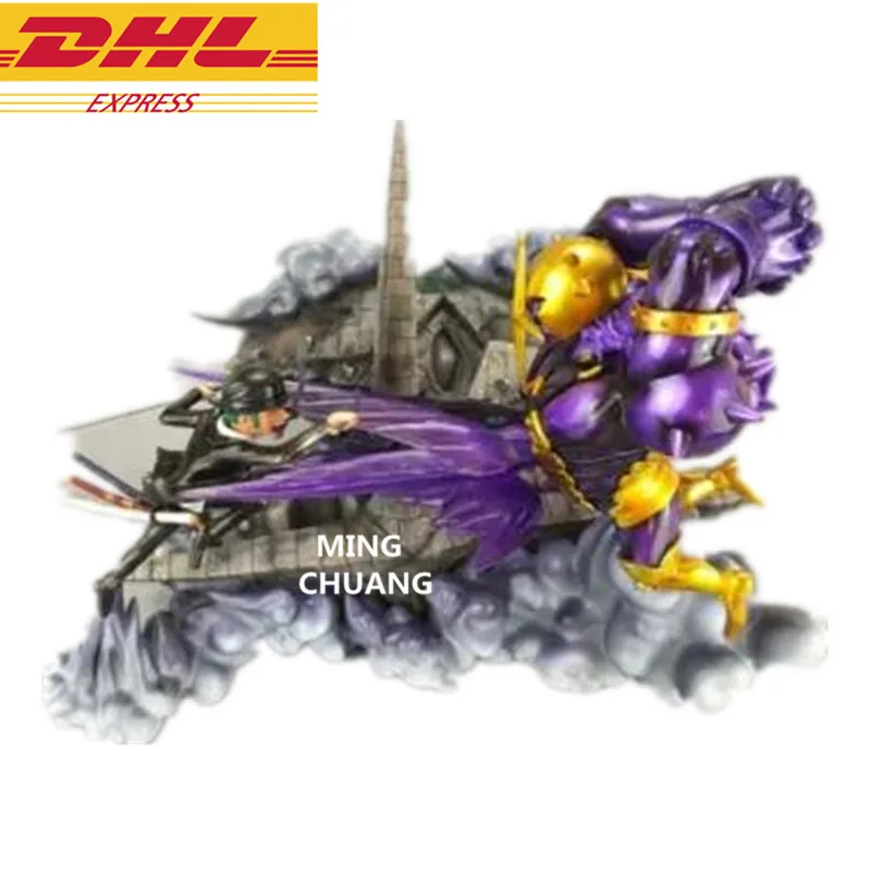 

Статуя ONE PIECE The Straw Hat Pirates SD Roronoa Zoro VS Pica Head портрет GK экшн-фигурка Коллекционная модель игрушечная коробка D829