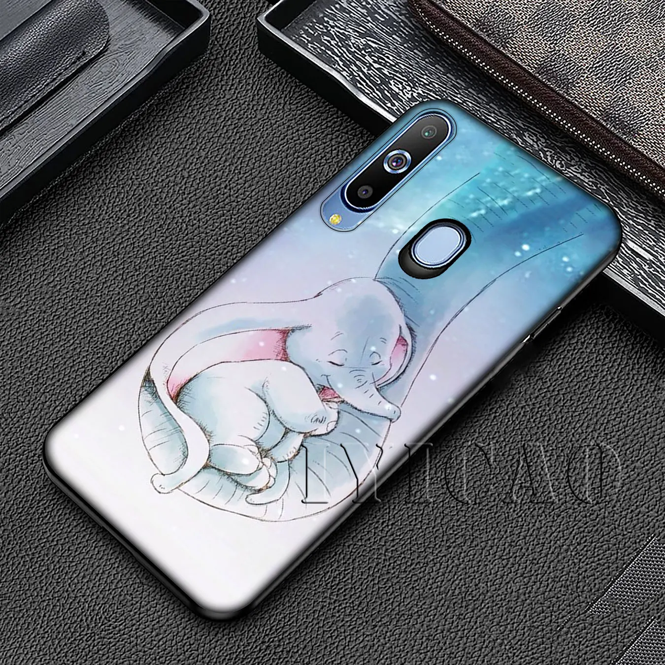 IYICAO Dumbo Слон Мягкий силиконовый чехол для Samsung Galaxy A70 A60 A50 A40 A30 A20 A10 A50S A40S A30S A20E A10S