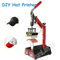 diy hot hat printing machine 220v manual baking cap machine vertical heat transfer hat machine ds 1d0814